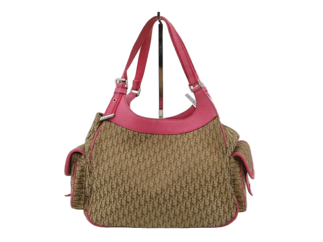 christian dior by galliano pink diorissimo street chic shoulder bag