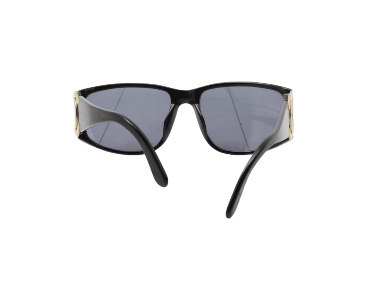 Chanel 2000s oversized cc sunglasses in black