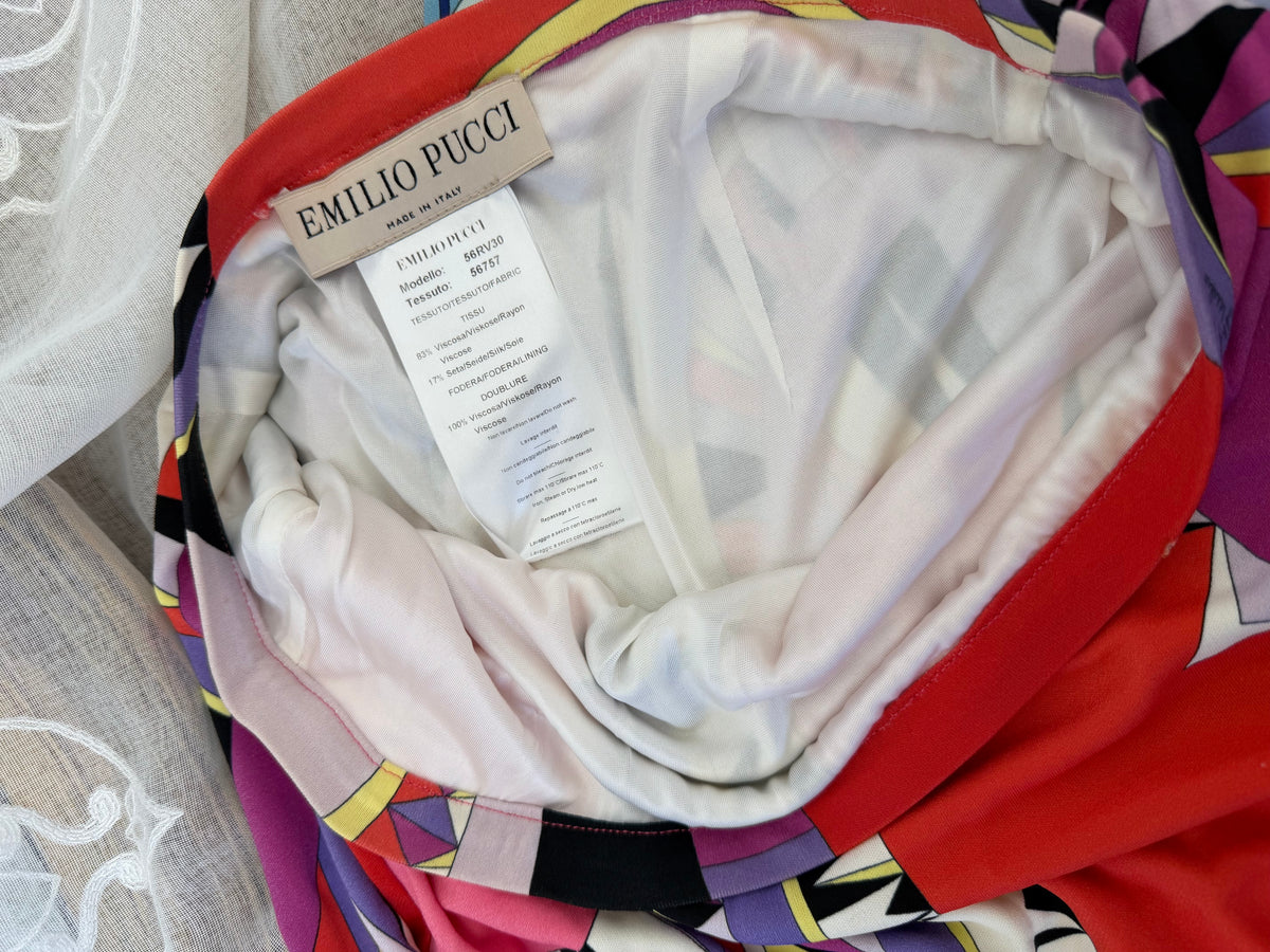xovintage emilio pucci vintage knee length skirt - Skirts