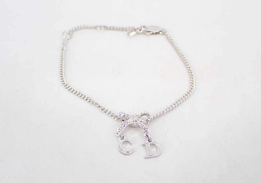 christian dior ribbon cd bracelet