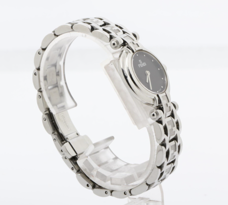 fendi beautiful FF vintage silver watch