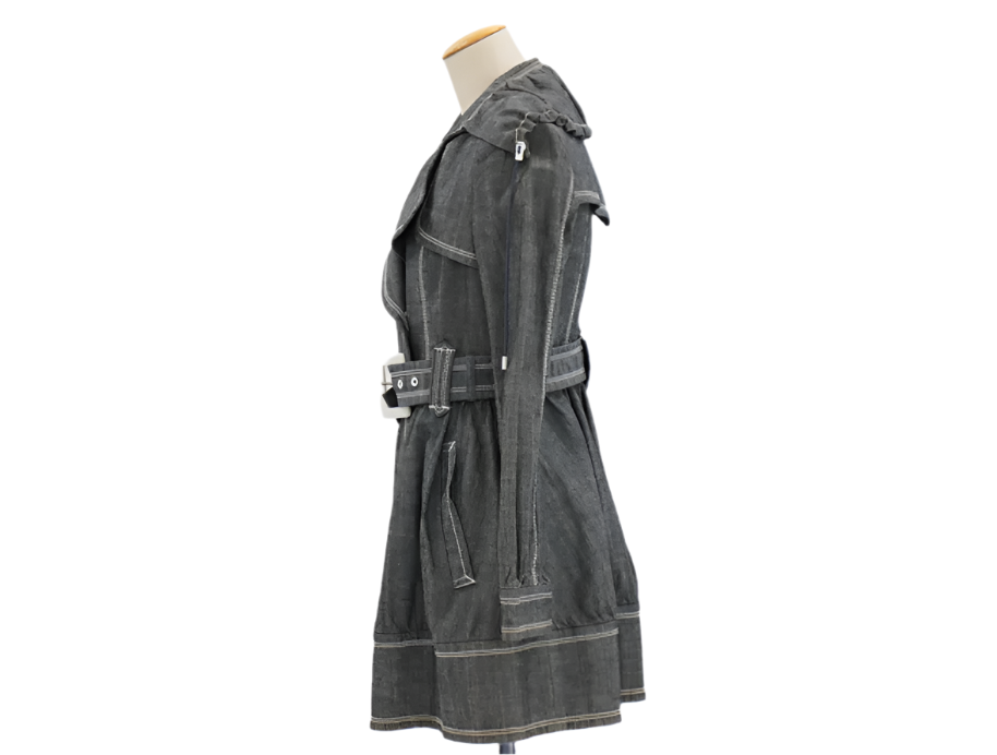 burberry rare denim trench dress