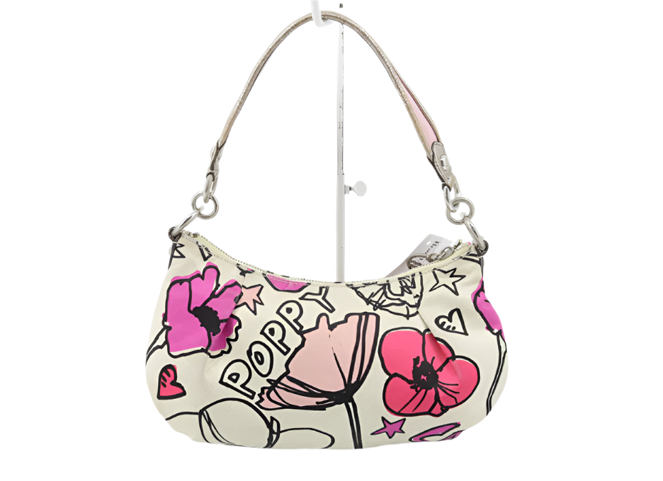 coach poppy flower shoulder bag