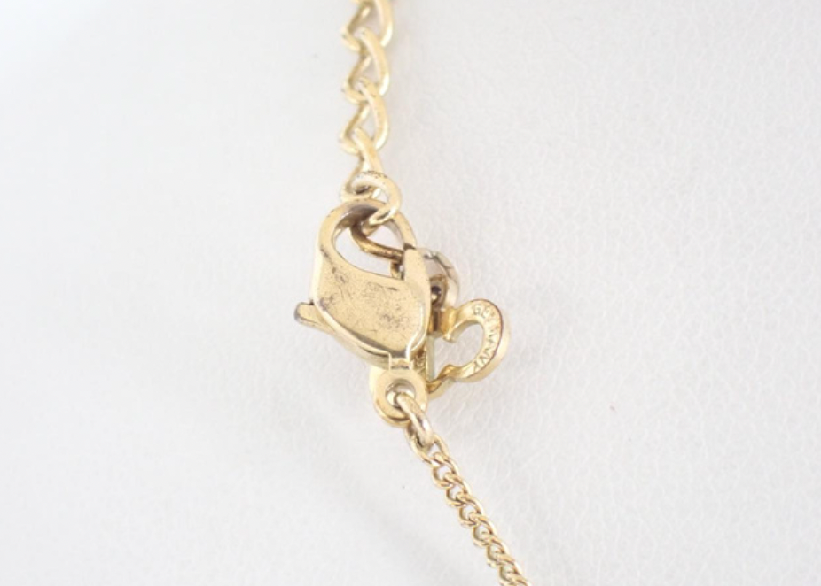 christian dior girly heart necklace