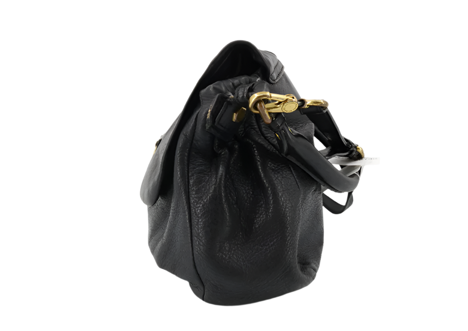 marc by marc jacobs black leather bag