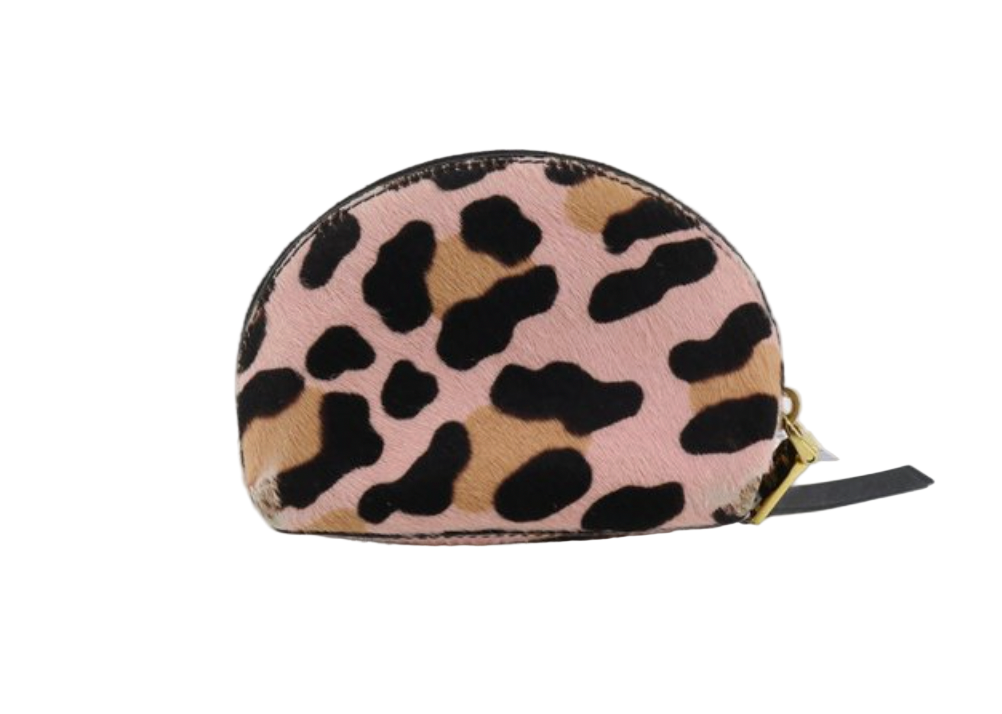 prada ponyhair leopard print mini clutch