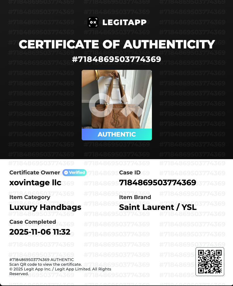 yves saint laurent rive gauche mocha shoulder bag