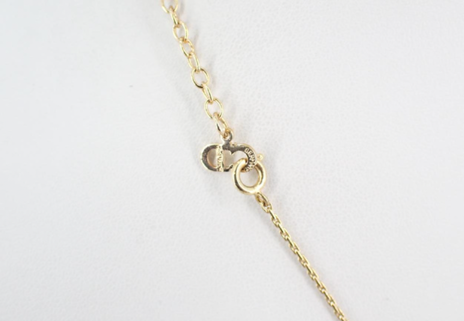 christian dior cd stunning rhinestone necklace