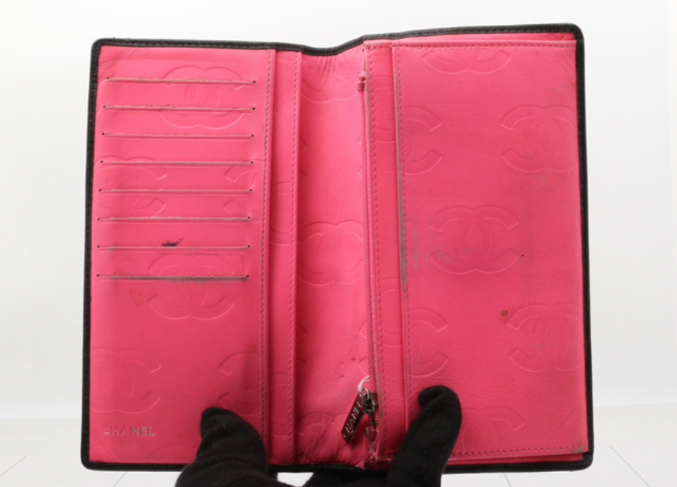 chanel cambon cc long wallet