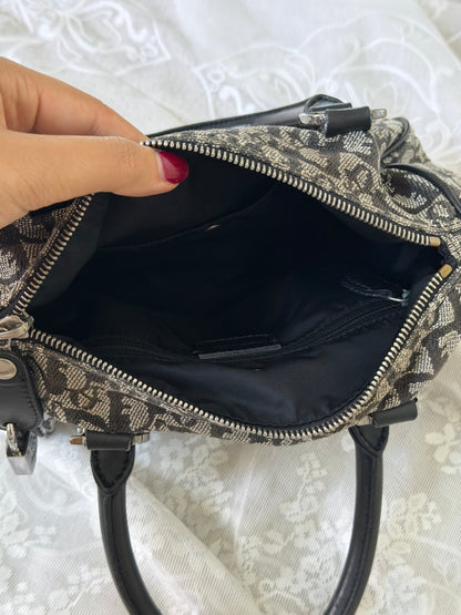 xovintage pre-loved dior padlock detail trotter speedy bag - Handbags