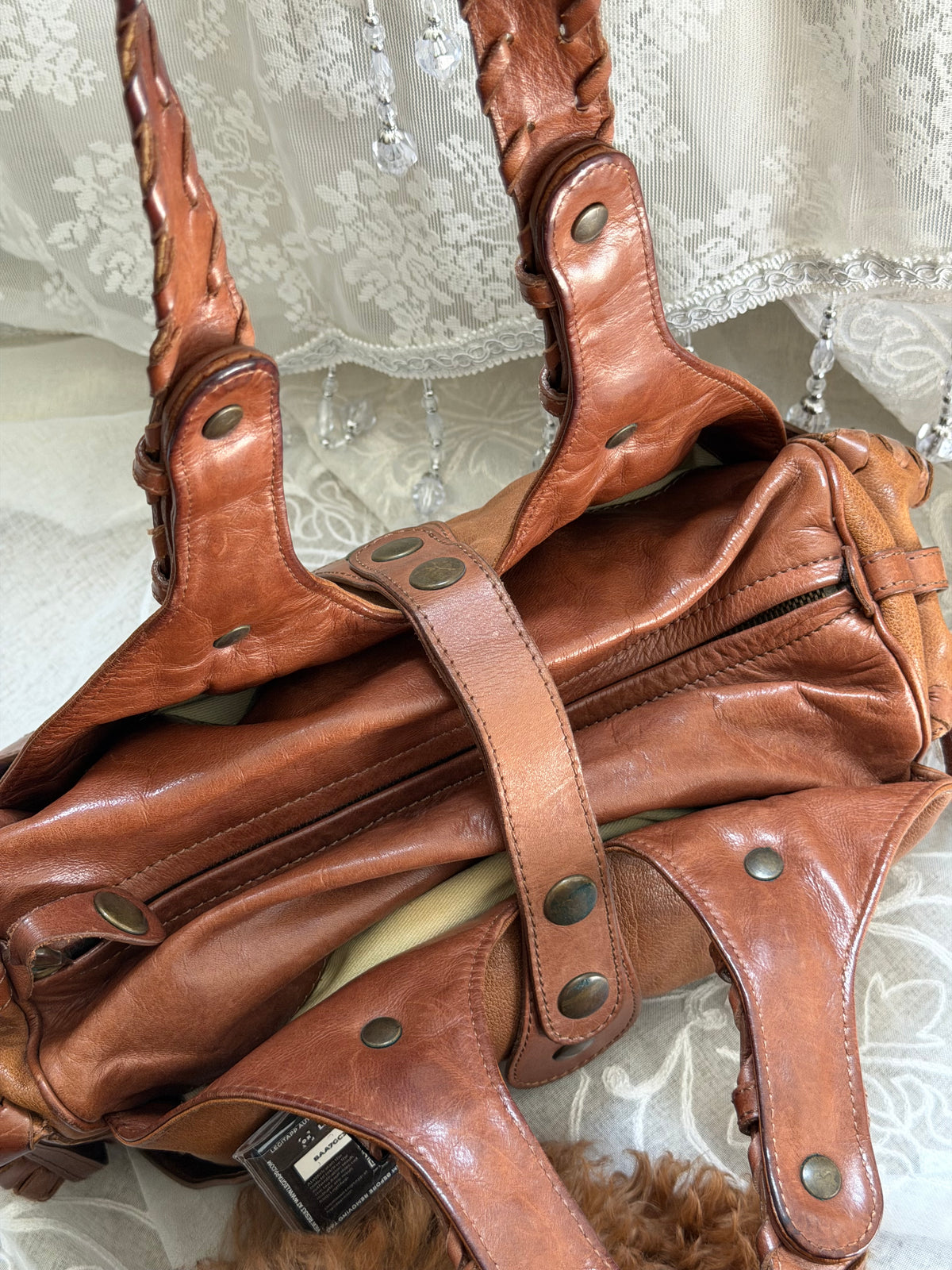 CHLOE VINTAGE SILVERADO BAG IN BROWN