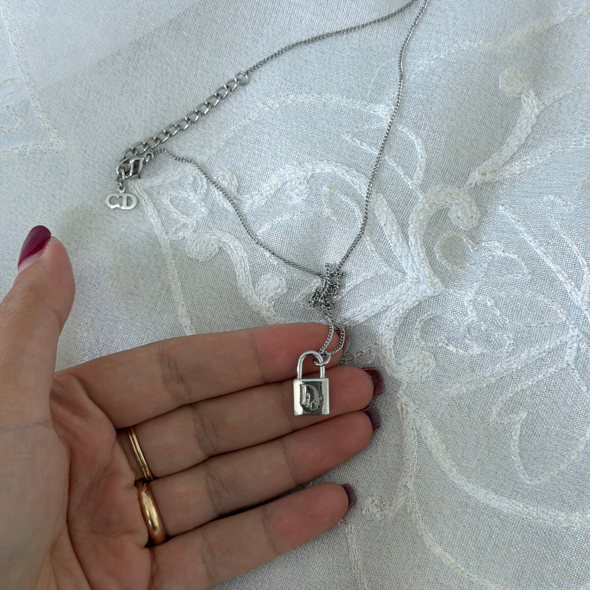 xovintage Dior vintage padlock necklace - Necklaces