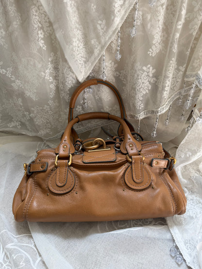 CHLOE VINTAGE PADDINGTON BAG IN BROWN
