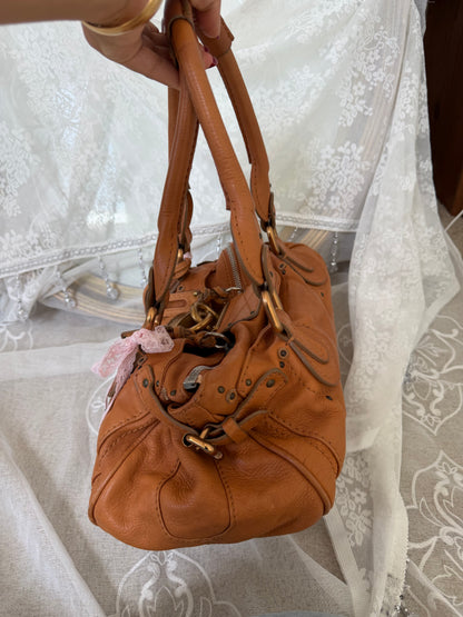 CHLOE VINTAGE PADDINGTON BAG IN TOFFEE
