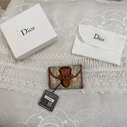 xovintage dior vintage romantique key wallet - Wallets