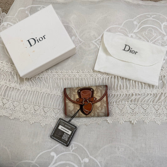 xovintage dior vintage romantique key wallet - Wallets