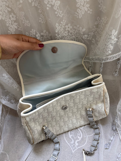 xovintage VINTAGE DIOR 2000S ROMANTIC HEART-CHARM SHOULDER BAG - Handbags