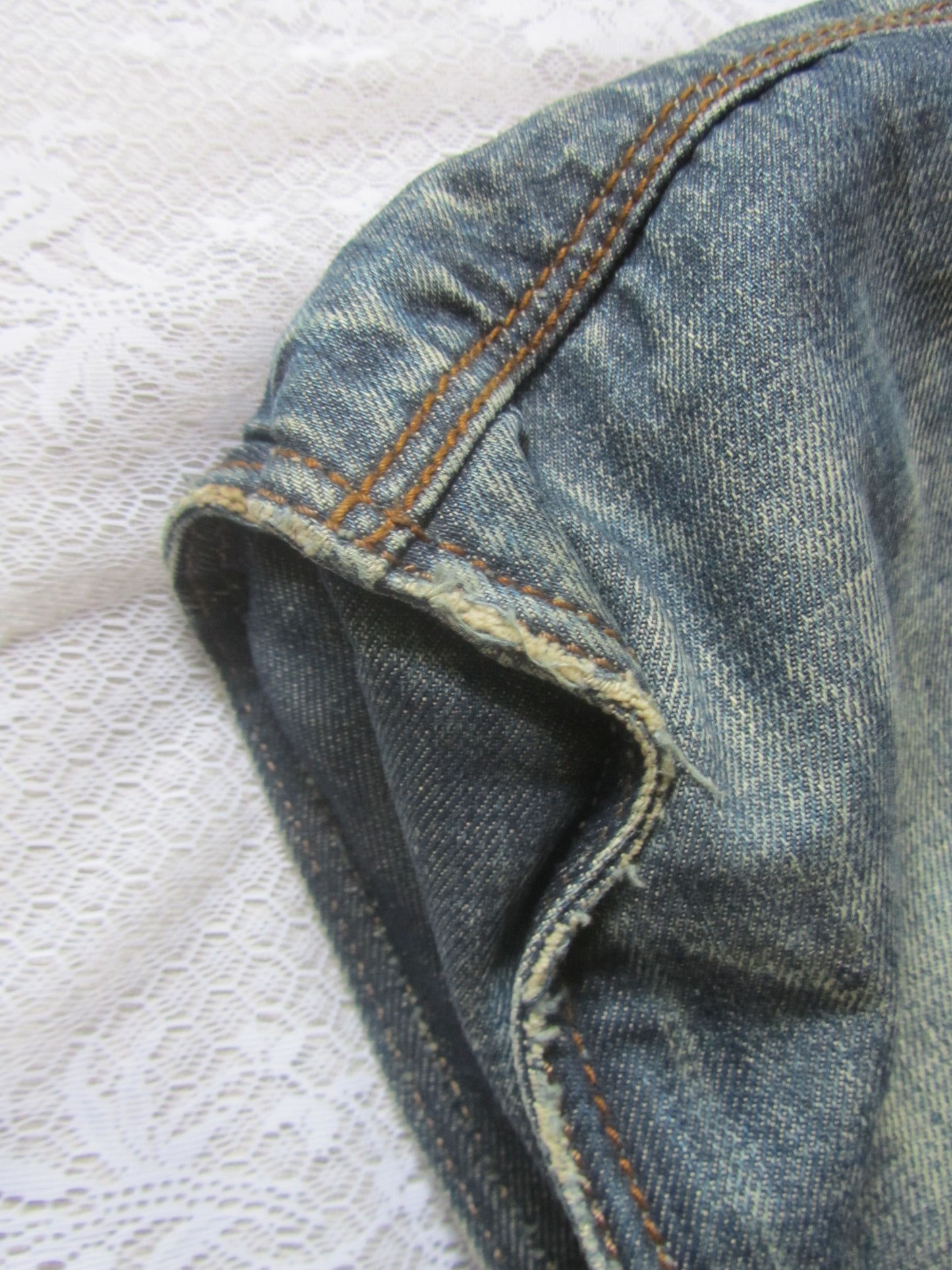 Close-up of blue bag with a white background