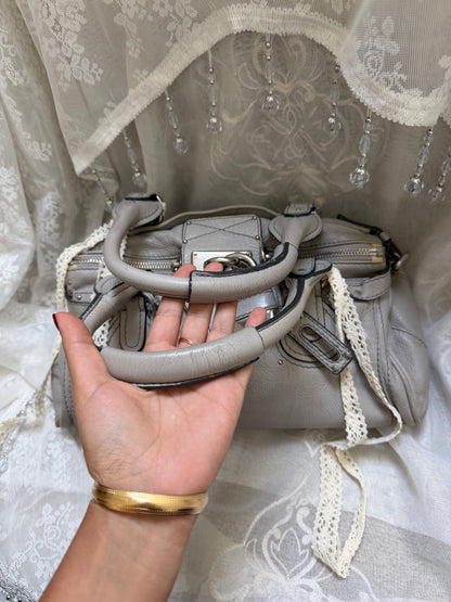 VINTAGE CHLOE PADDINGTON BAG W SILVER HARDWARE
