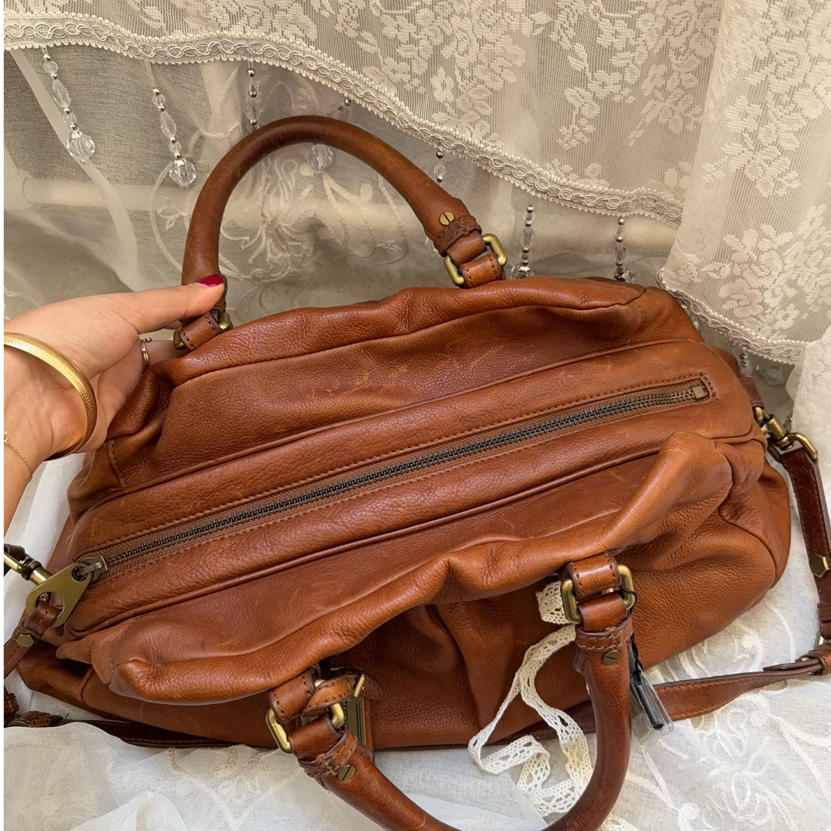 VINTAGE MARC BY MARC JACOBS CHESTNUT BROWN CLASSIC Q BAG