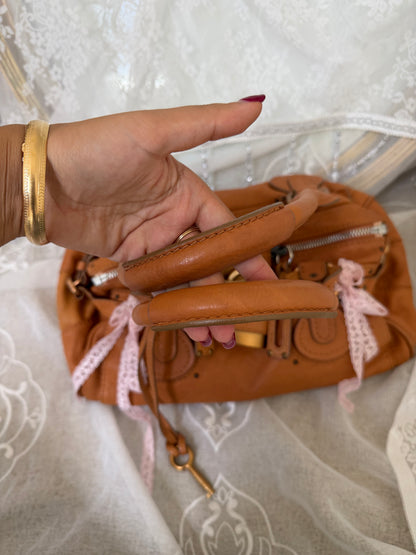 CHLOE VINTAGE PADDINGTON BAG IN TOFFEE