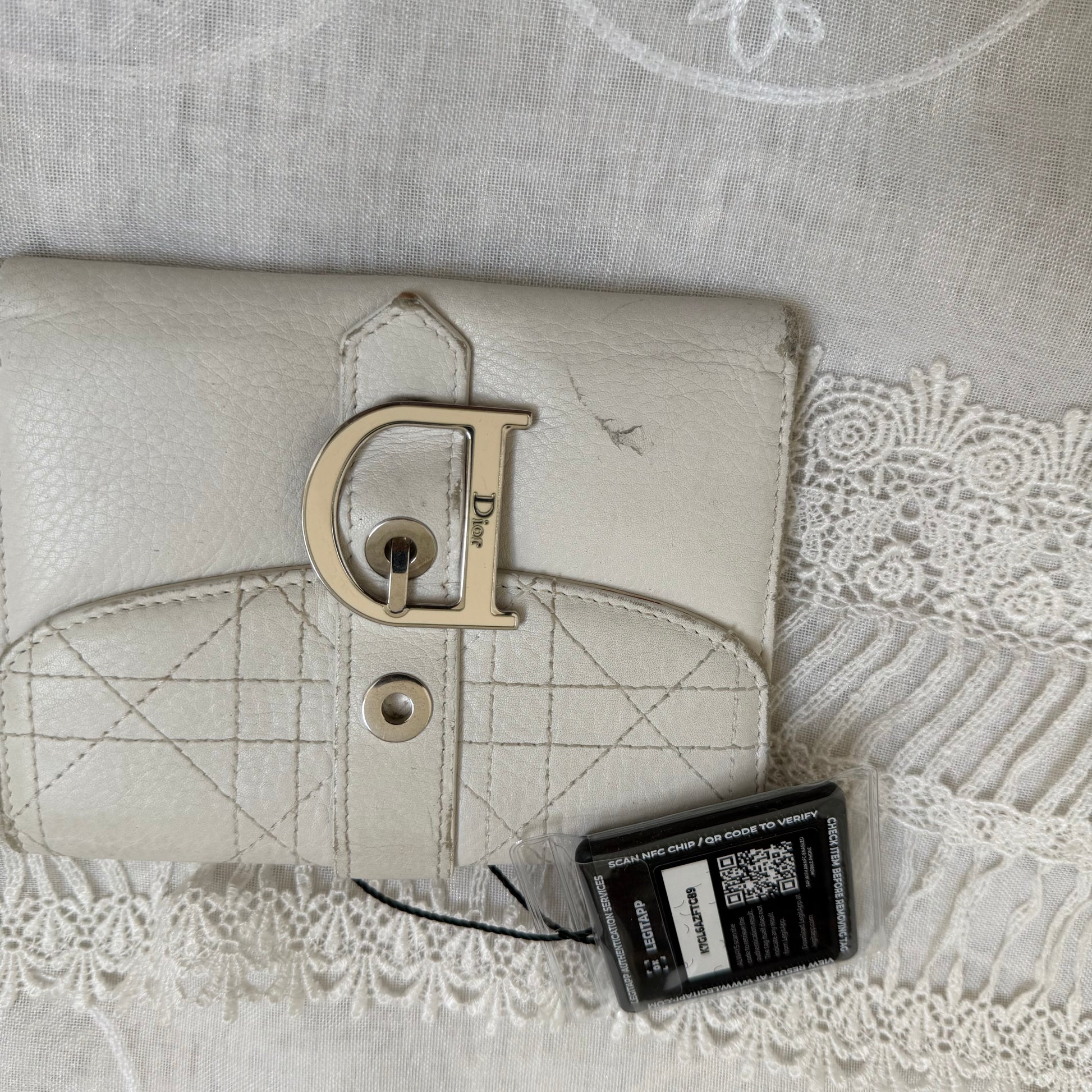 xovintage dior vintage cannage wallet - Uncategorized