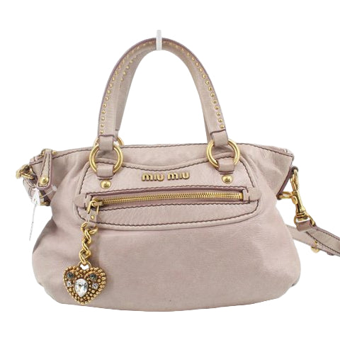 Miu Miu Vintage Heart Charm Pink Bag