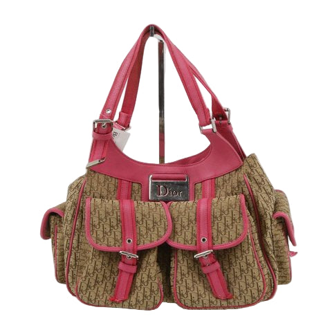 christian dior by galliano pink diorissimo street chic shoulder bag