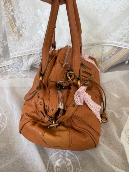 CHLOE VINTAGE PADDINGTON BAG IN TOFFEE