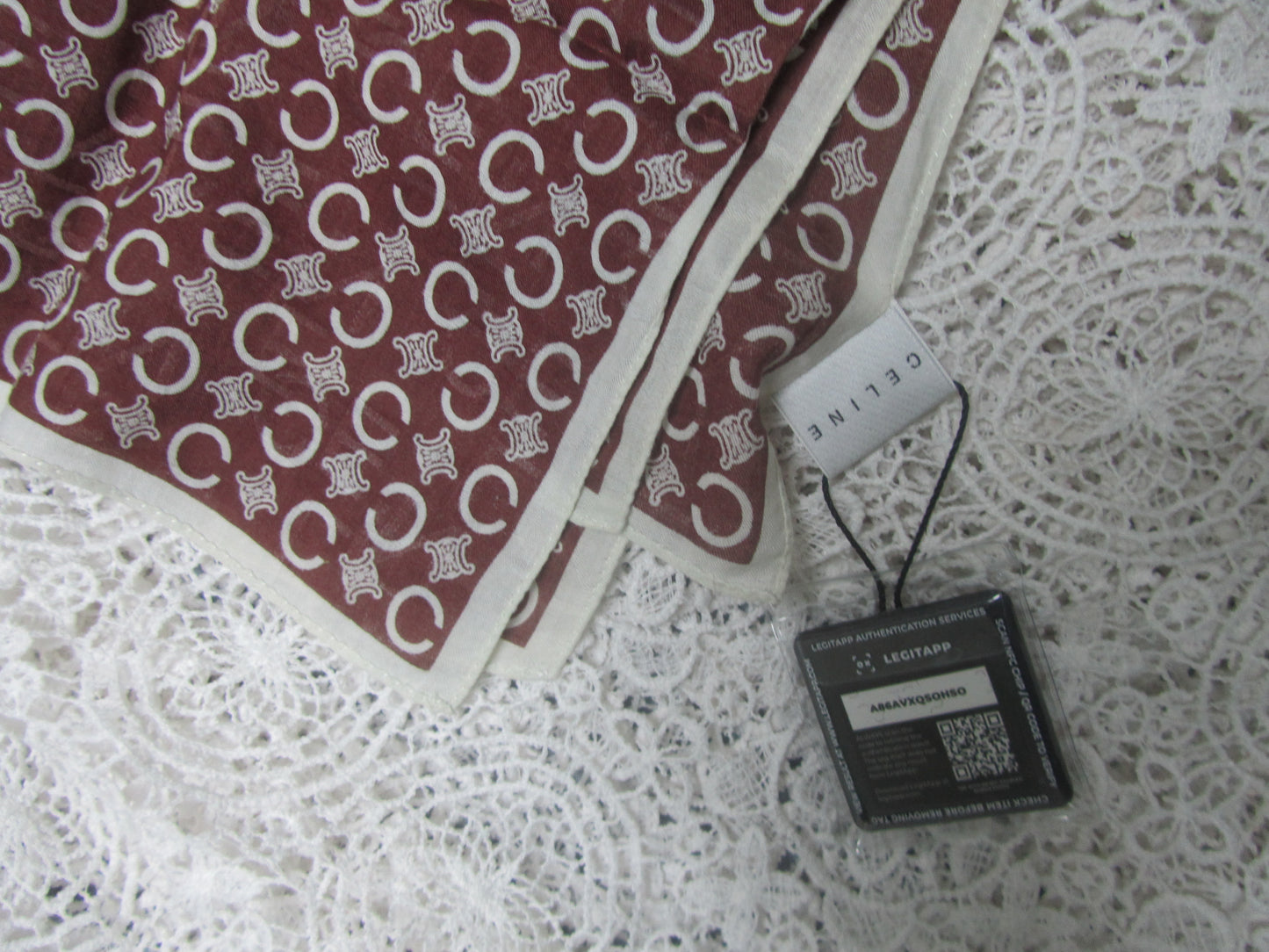 Patterned fabric on a textured surface  