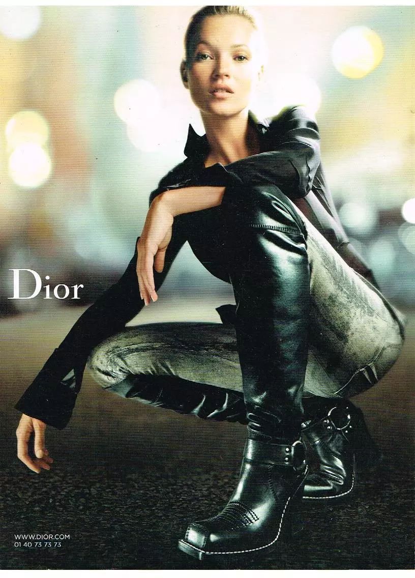 christian dior f/w 2006 galliano thigh high leather boots size 39.5