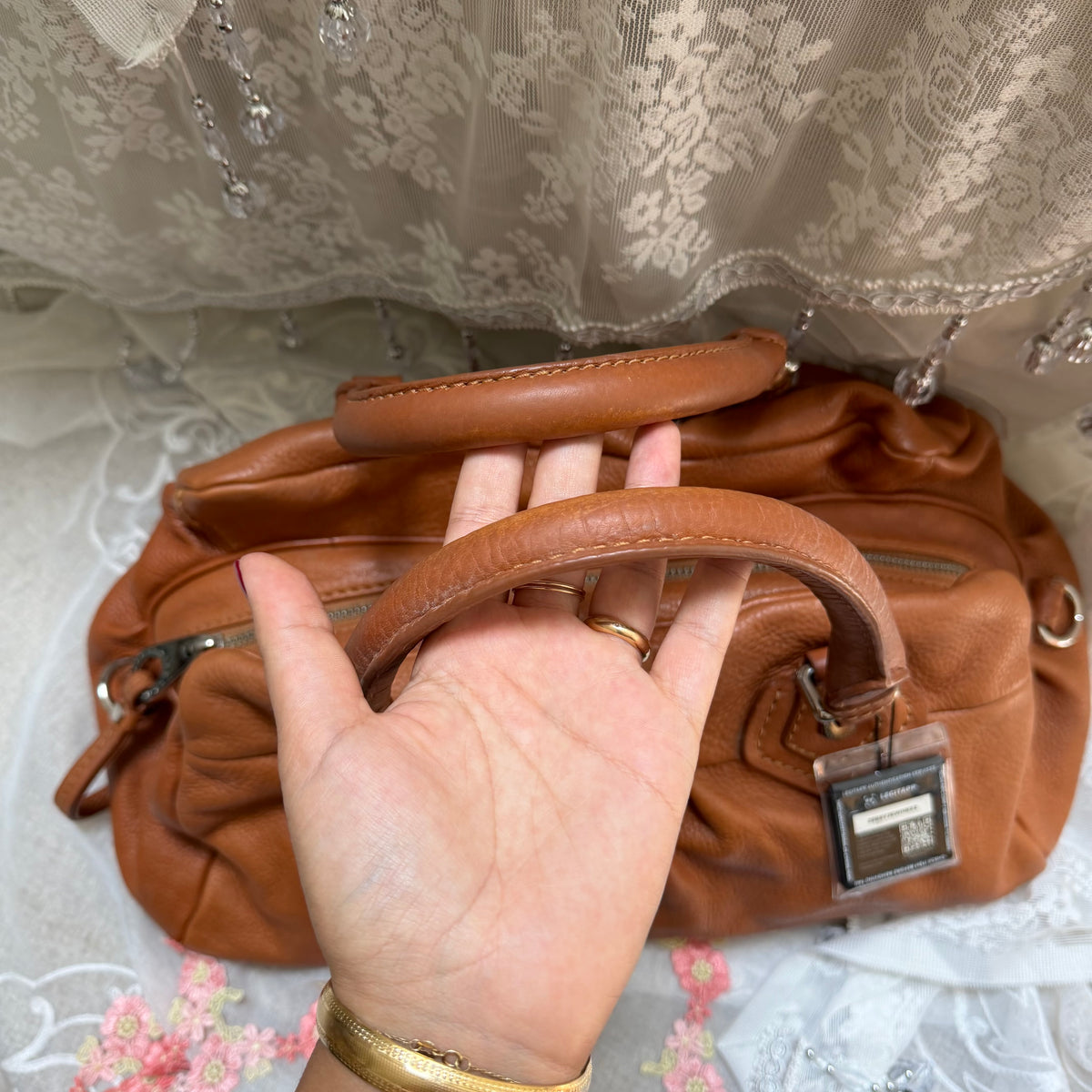 MARC BY MARC JACOBS VINTAGE CLASSIC Q GROOVEE BAG IN TOFFEE