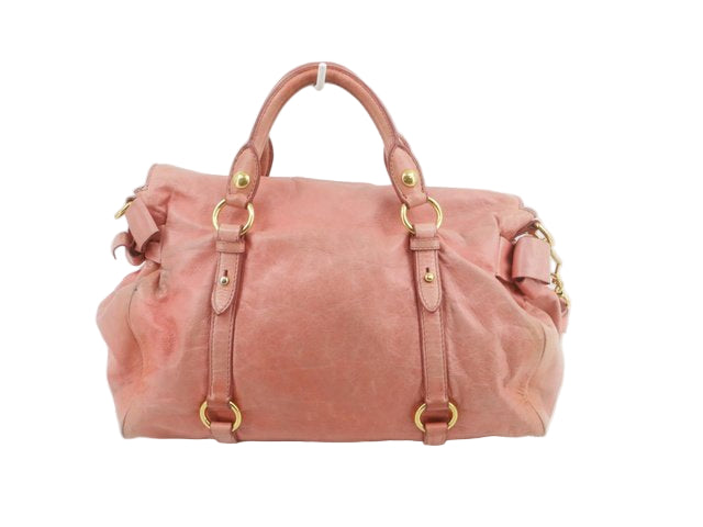 miu miu pretty rose pink vitello bow bag