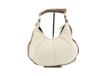 yves saint laurent rive gauche vintage ivory mombasa bag