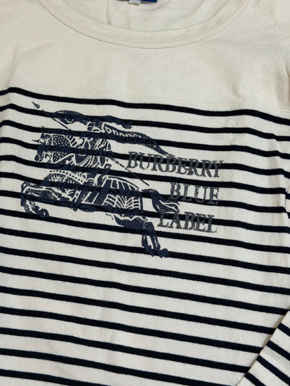 burberry blue label vintage cute striped mini dress (38, s)