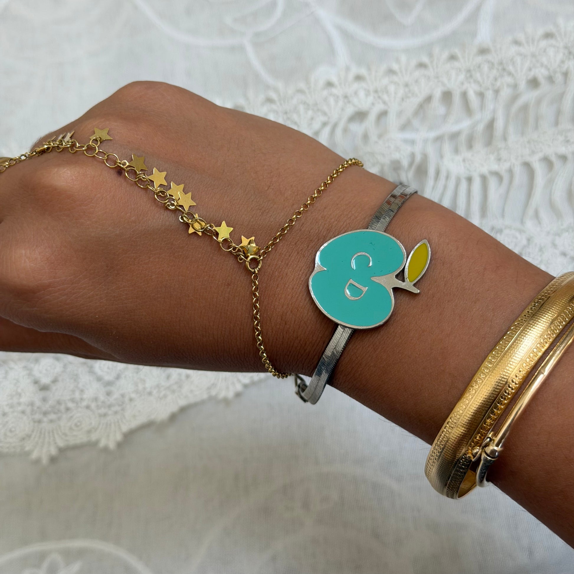 xovintage dior vintage big apple bracelet - Bracelets