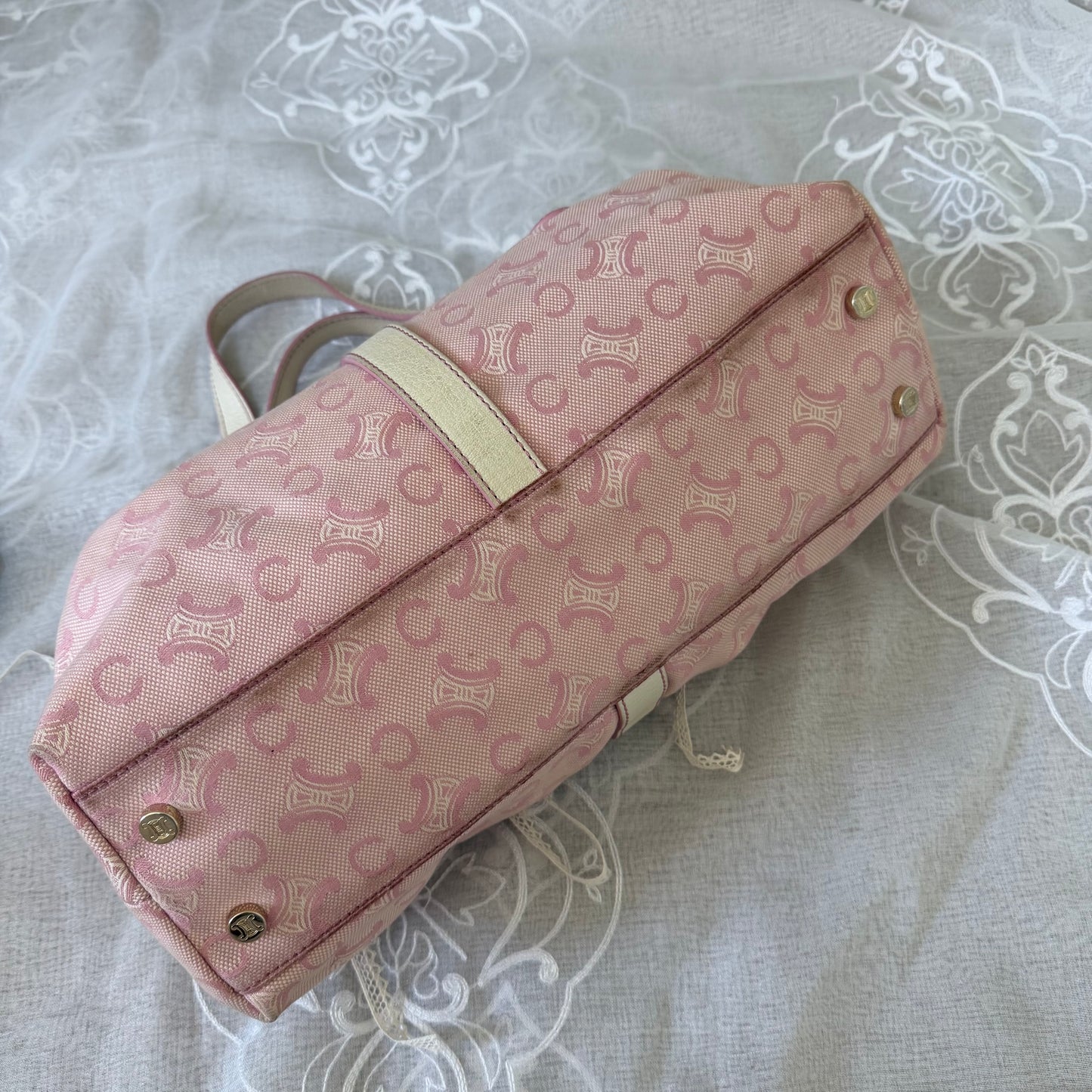 xovintage celine vintage lily c baby pink bag - Handbags