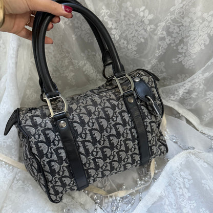 xovintage pre-loved dior padlock detail trotter speedy bag - Handbags