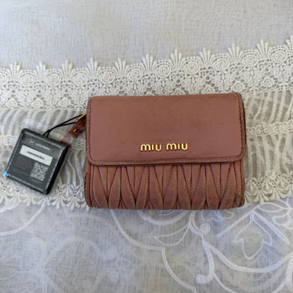 xovintage miu miu girly leather vintage wallet - Wallets