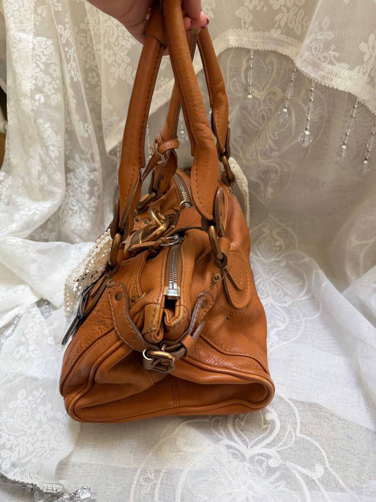 VINTAGE CHLOE PADDINGTON BAG IN TOFFEE
