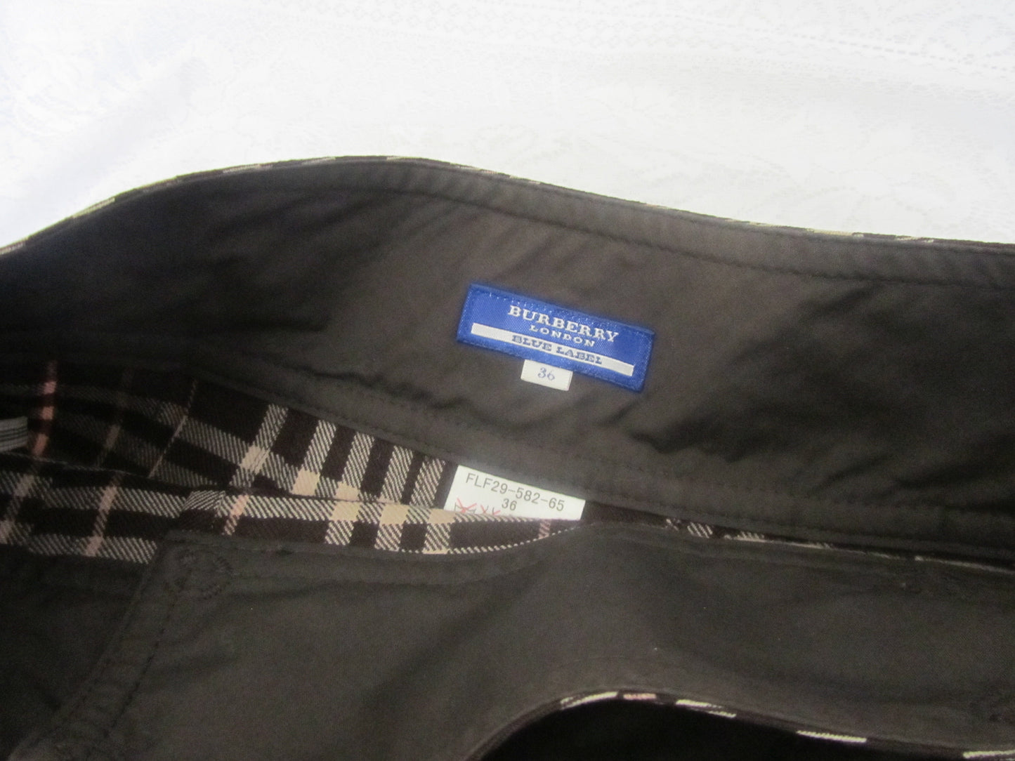   visible brand label on a white background