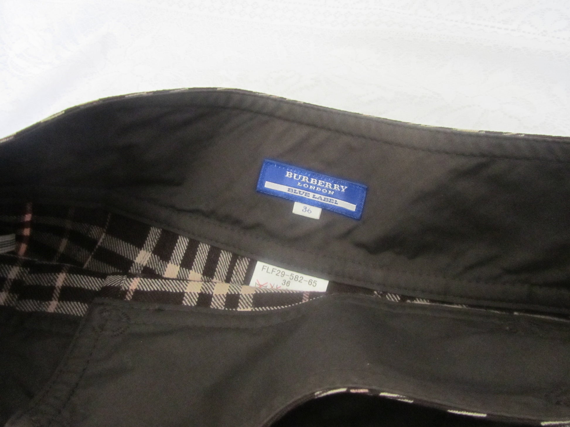   visible brand label on a white background