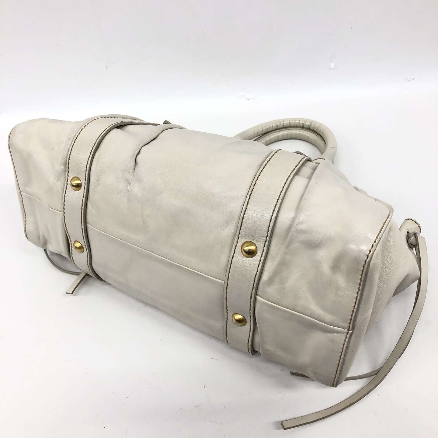 miu miu vintage ivory vitello bag