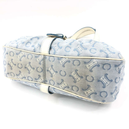 xovintage celine rare vintage fur-detailed lily c baby blue bag - Handbags
