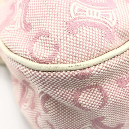 xovintage celine rare vintage fur-detailed pompom lily c pink bag - Handbags