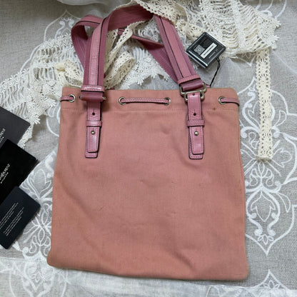 xovintage yves saint laurent rive gauche pink kahala vintage tote bag - Handbags