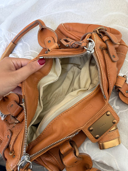 VINTAGE CHLOE PADDINGTON BAG IN TOFFEE