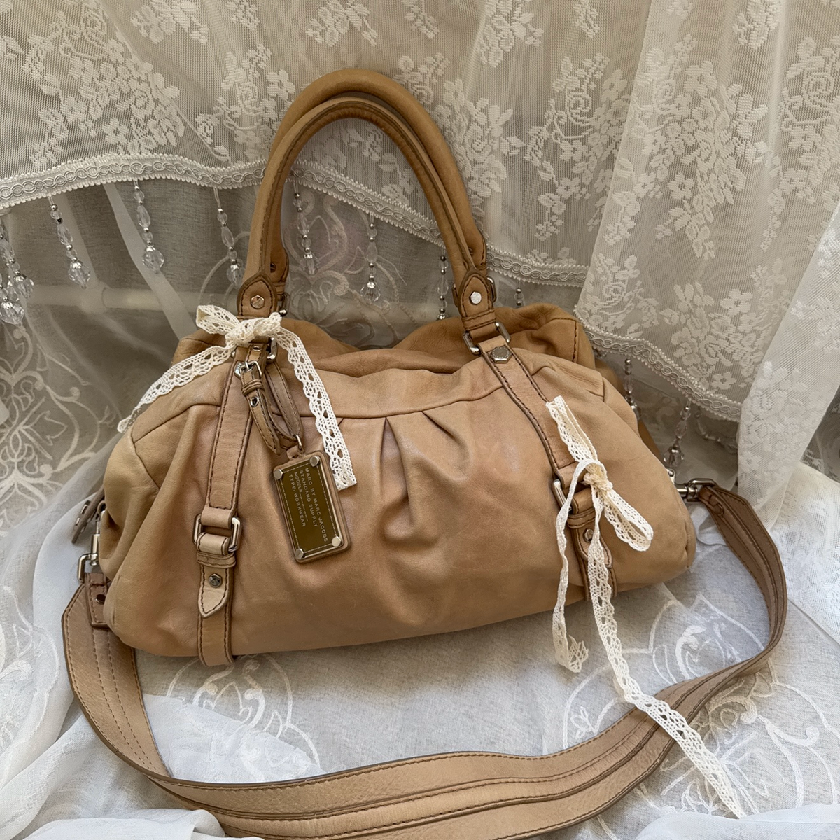 VINTAGE MARC BY MARC JACOBS BEIGE CLASSIC Q BAG