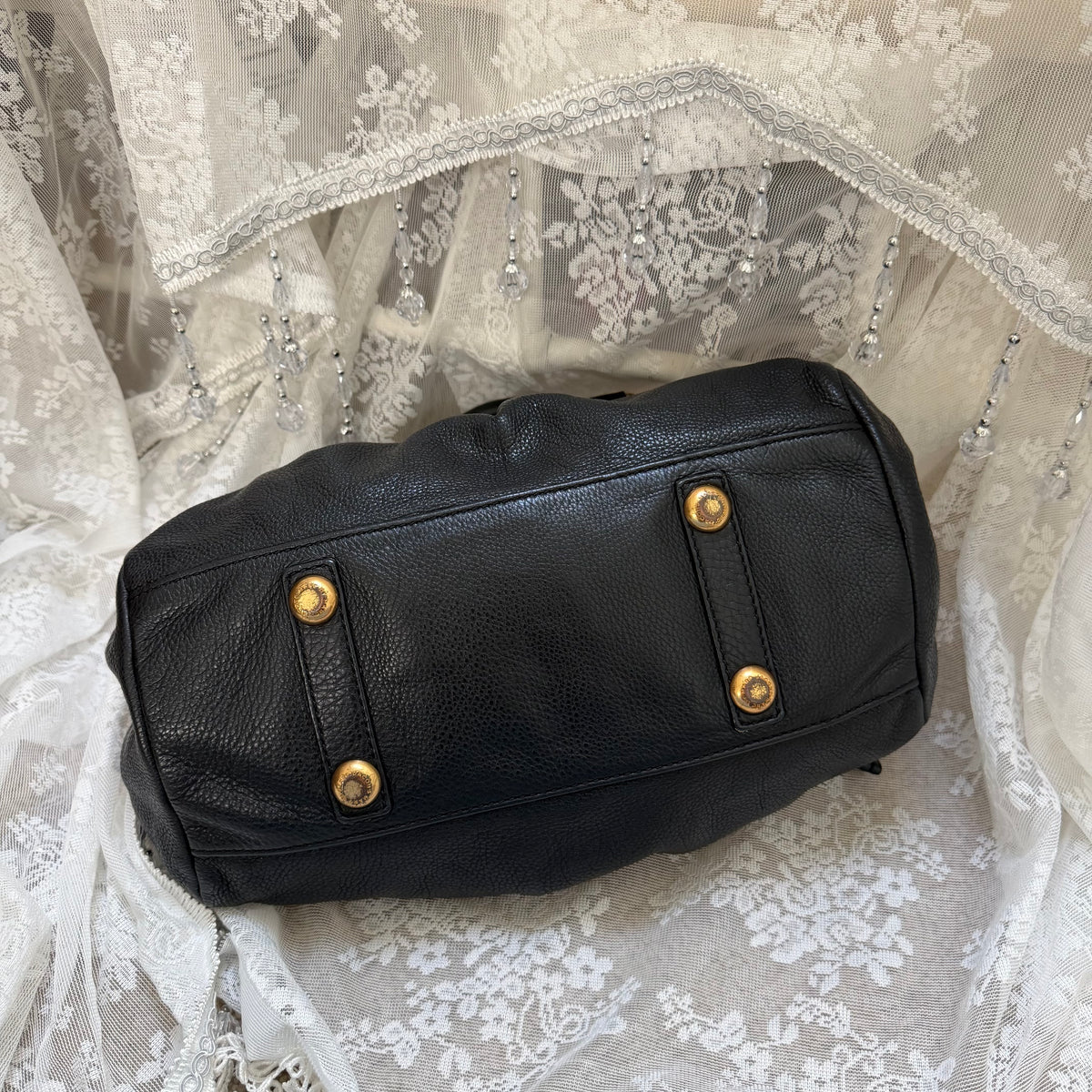 xovintage MARC BY MARC JACOBS BLACK VINTAGE CLASSIC Q GROOVEE BAG - Handbags