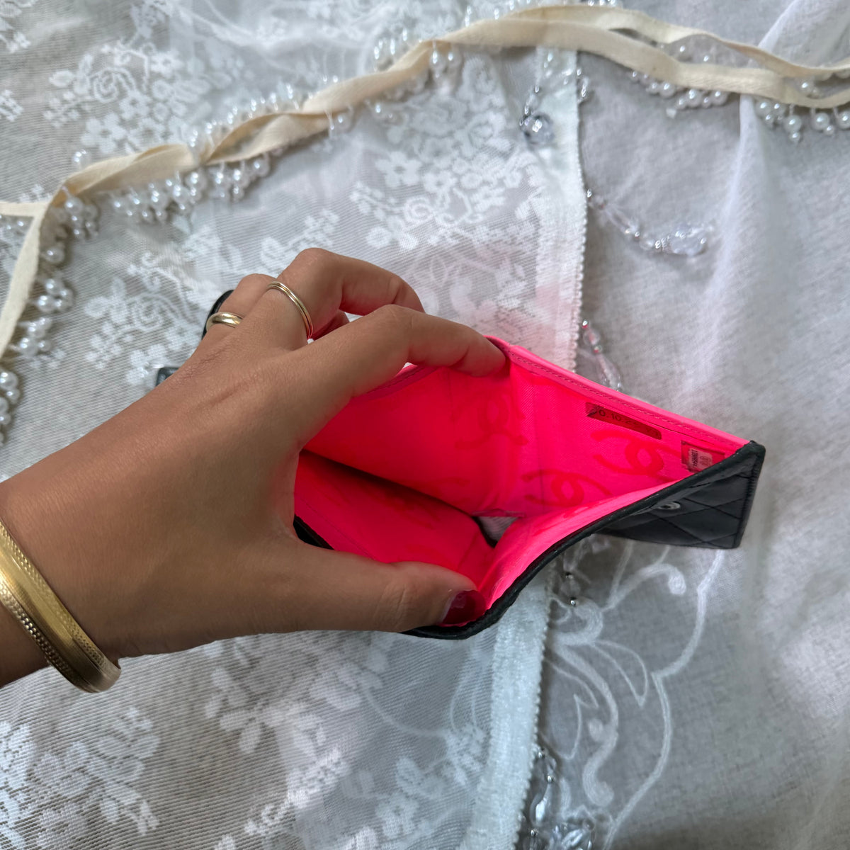 xovintage chanel vintage black cambon wallet - Uncategorized